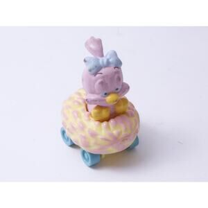 Tiny Tunes, Sweetie-Pie, Pink Bird in Cart, 2", Vehicle, Figure, Cartoon, Animal